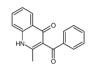 3-benzoyl-2-methyl-1H-quinolin-4-one结构式