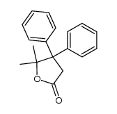 5,5-dimethyl-4,4-diphenyl-dihydro-furan-2-one结构式