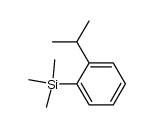 o-i-propyl(trimethylsilyl)benzene Structure