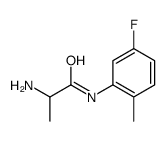 N~1~-(5-fluoro-2-methylphenyl)alaninamide(SALTDATA: HCl) structure