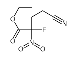 ethyl 4-cyano-2-fluoro-2-nitrobutanoate结构式