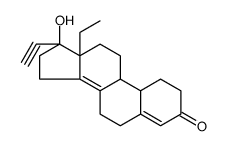 (9R,10R,13R,17R)-13-ethyl-17-ethynyl-17-hydroxy-1,2,6,7,9,10,11,12,15,16-decahydrocyclopenta[a]phenanthren-3-one Structure