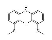 4,6-bis(methylthio)phenoxazine Structure