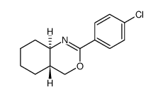 trans-2-(4'-Chlorphenyl)-4,5-tetramethylen-4,5-dihydro-6H-1,3-oxazin结构式