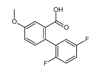 2-(2,5-difluorophenyl)-5-methoxybenzoic acid Structure