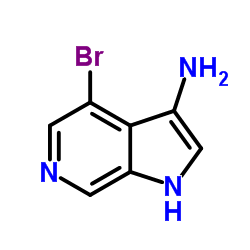 3-Amino-4-bromo-6-azaindole Structure
