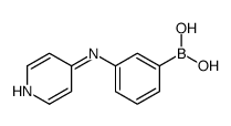 [3-(pyridin-4-ylamino)phenyl]boronic acid Structure