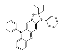 2,2-diethyl-1,5-diphenylimidazo[4,5-b]phenazine结构式