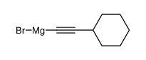 (cyclohexylethynyl)magnesium bromide结构式