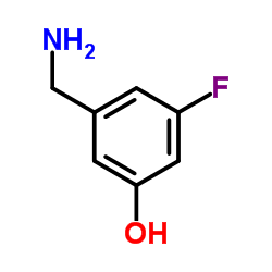 3-(Aminomethyl)-5-fluorophenol Structure