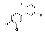 2-chloro-4-(2,5-difluorophenyl)phenol结构式