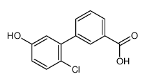 3-(2-chloro-5-hydroxyphenyl)benzoic acid结构式