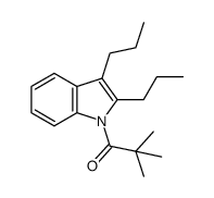 1-(2,3-dipropyl-1H-indol-1-yl)-2,2-dimethylpropan-1-one Structure