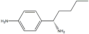 4-((1S)-1-AMINOPENTYL)PHENYLAMINE Structure