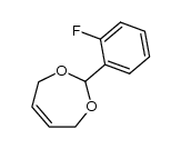 2-(2-fluorophenyl)-1,3-dioxepin-5-ene Structure