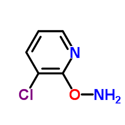 Pyridine, 2-(aminooxy)-3-chloro- (9CI)结构式