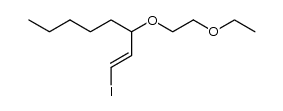 Ethoxyethyl ether of E-1-iodo-1-octen-3-ol结构式