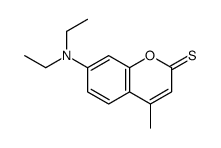 7-(diethylamino)-4-methylchromene-2-thione Structure