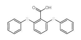 2,6-bis(phenylsulfanyl)benzoic acid结构式