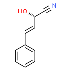 (S)- 2-HYDROXY-4-PHENYL-3-BUTENENITRILE结构式