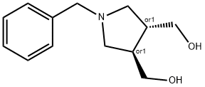 Trans-(1-Benzylpyrrolidine-3,4-diyl)dimethanol structure