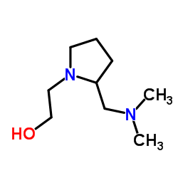 2-{2-[(Dimethylamino)methyl]-1-pyrrolidinyl}ethanol Structure