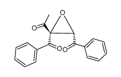 3-Benzoyl-2,3-epoxy-1-phenyl-1,4-pentanedione结构式