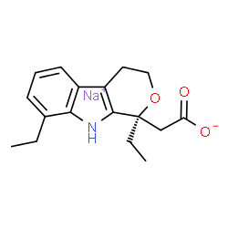 (S)-Etodolac monosodium salt Structure