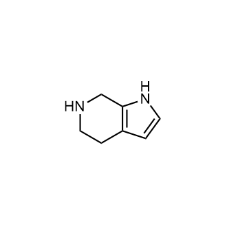 4,5,6,7-四氢-1H-吡咯并[2,3-c]吡啶结构式