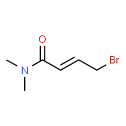 (2E)-4-Bromo-N,N-dimethyl-2-butenamide Structure