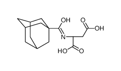 L-Aspartic acid, N-(tricyclo(3.3.1.1(sup 3,7))dec-1-ylcarbonyl)-结构式