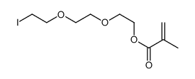 2-[2-(2-iodoethoxy)ethoxy]ethyl 2-methylprop-2-enoate结构式