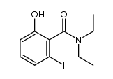 N,N-diethyl-2-hydroxy-6-iodobenzamide结构式