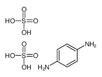 benzene-1,4-diamine,sulfuric acid Structure