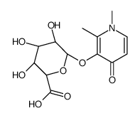 (3R,4R,5R,6R)-6-(1,2-dimethyl-4-oxopyridin-3-yl)oxy-3,4,5-trihydroxyoxane-2-carboxylic acid Structure