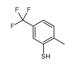 2-methyl-5-(trifluoromethyl)benzenethiol结构式