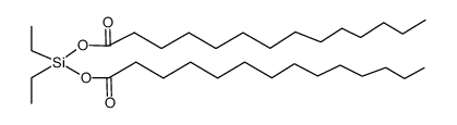 Di(tetradecanoyloxy)diethylsilan结构式