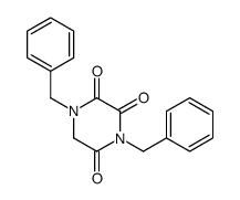 1,4-dibenzylpiperazine-2,3,5-trione结构式