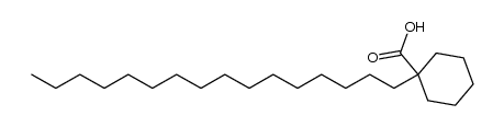 1-hexadecylcyclohexanecarboxylic acid Structure