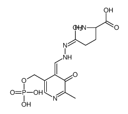 pyridoxal phosphate gamma-glutamyl hydrazone结构式