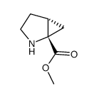 2-Azabicyclo[3.1.0]hexane-1-carboxylicacid,methylester,(1S)-(9CI) structure