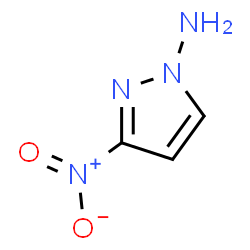 1H-Pyrazol-1-amine,3-nitro-(9CI)结构式