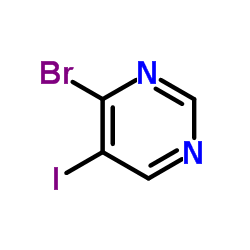 4-Bromo-5-iodopyrimidine Structure