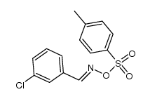 m-chlorobenzaldehyde O-[(4-methylphenyl)sulphonyl]oxime Structure