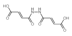 2-Butenedioic acid(2Z)-, 1-[2-[(2Z)-3-carboxy-1-oxo-2-propen-1-yl]hydrazide]结构式