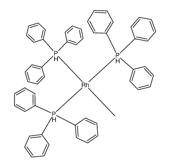 [(triphenylphosphine)3Rh(CH3)]结构式