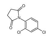 1-(2,4-dichlorophenyl)pyrrolidine-2,5-dione结构式