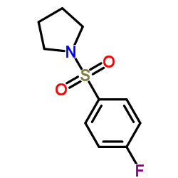1-[(4-Fluorophenyl)sulfonyl]pyrrolidine Structure