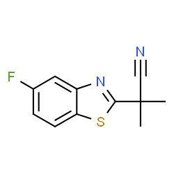 2-Benzothiazoleacetonitrile,5-fluoro-alpha,alpha-dimethyl-(9CI) picture