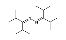 2,4-dimethyl-3-pentanone [2-methyl-1-(1-methylethyl)propylidene]hydrazone Structure